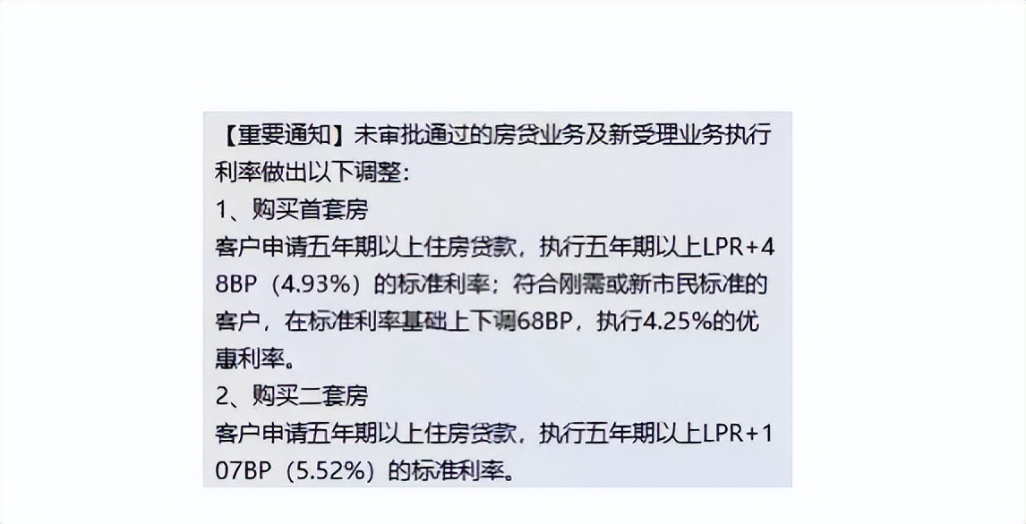 首套房贷利率上调，房贷利率今年首次下调