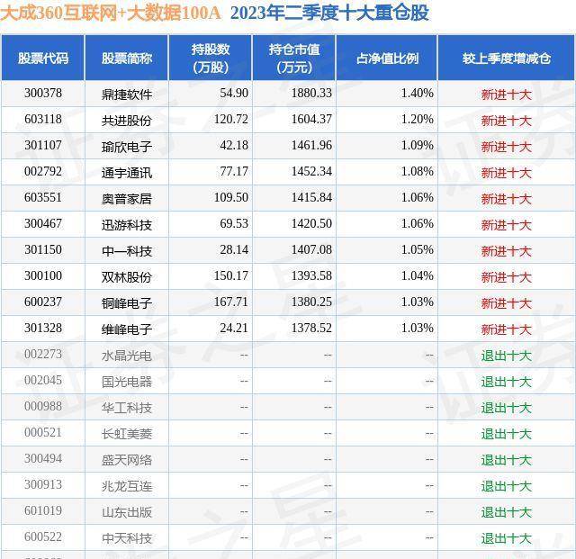 大成300基金