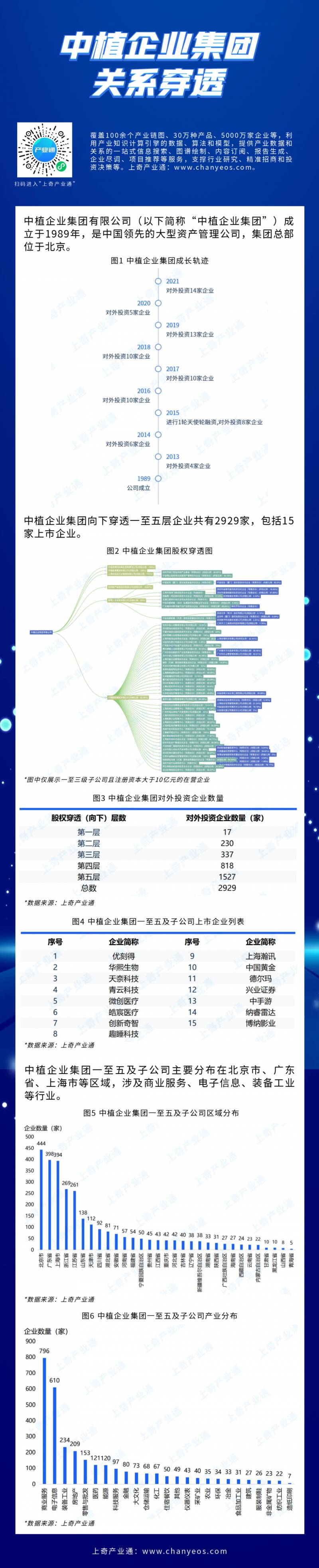 中植企业集团有限公司有哪些上市公司？