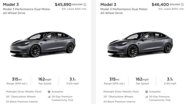 特斯拉model3降价前多少钱？