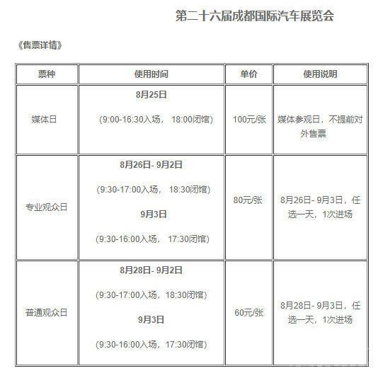 成都车展2023年车展时间几点结束？